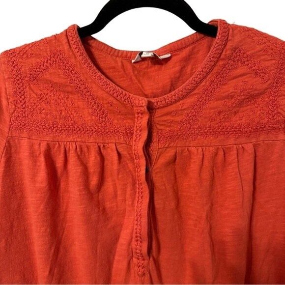 Lucky Brand Tops - Lucky Brand Orange Long Sleeve Sz M